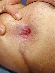 ass play,masturbation,big cock,shaved,solo,brunette